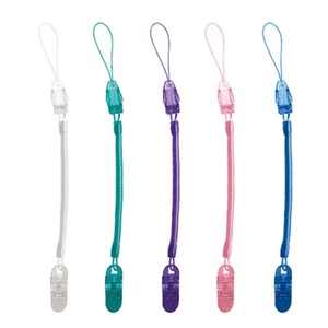 Clip ficticio bebé chupete clips dentición mordedor cadena soporte chupete correa ss - Imagen 1 de 12