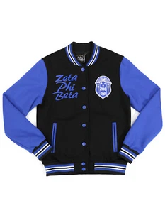 Zeta Phi Beta Sorority Pile Varsity Jacket 1920 Finezza Cappotto Letterman Femminilità - Foto 1 di 5
