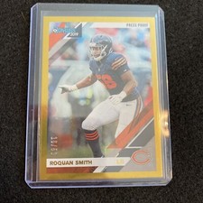 2019 Panini Donruss Press Proof Gold Roquan Smith SP /50