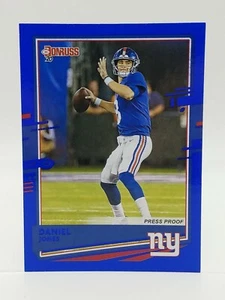 Daniel Jones 2020 Donruss Blue Press Proof #183 New York Giants ๐ฅ๐ฅ - Picture 1 of 2