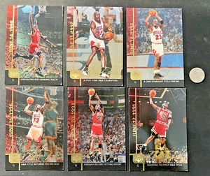 1999-2000 Upper Deck Gatorade Michael Jordan Holo Foil Oversized Set (6) #MJ1-6 - Picture 1 of 2