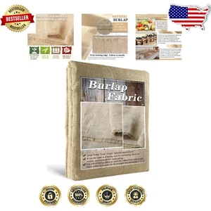 Versatile 40" x 30' Jute Burlap Roll for Wedding Decor and Garden Insulation - Picture 1 of 8