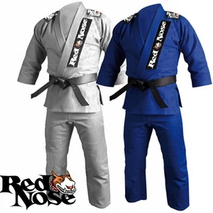 Nariz Roja BJJ Entrenamiento Ligero Gi - 2 Colores con Cinturón Blanco - Imagen 1 de 5