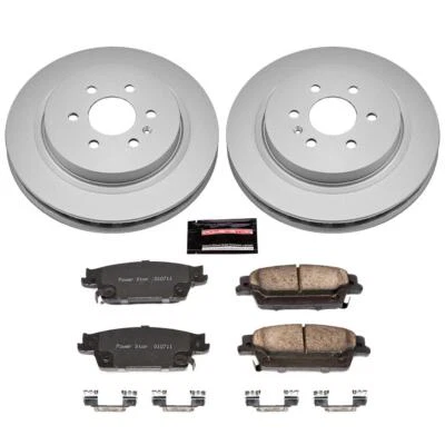 PowerStop Disc Brake Kit - Rear - Fits Cadillac SRX 2004-2009 Genuine Geomet Coa Foto 1 de 4