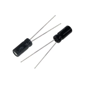 100pcs 25v 10uf 25volt 10mfd 105c aluminum electrolytic capacitor 4×5mm - Picture 1 of 5
