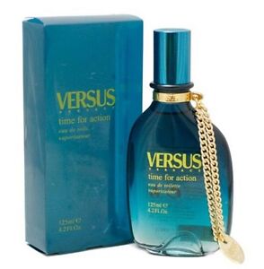 Versace Versus Time For Action Women 4.2 oz 125 ml Eau De Toilette Spray Nib