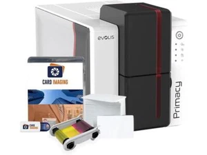 Evolis Primacy 2 Single Sided ID Card Printer & Supplies Bundle Badge Machine (P - Picture 1 of 5