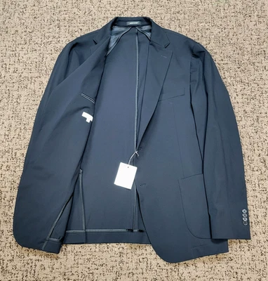 $798 Новый HAGEN Tech Blazer без подкладки спортивное пальто мужчин 2XL XXL черный полиамид смесь - Изображение 1 из 4