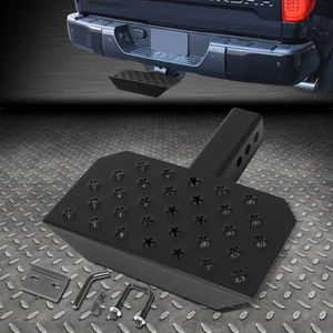 UNIVERSAL 2"RECEIVER TRAILER TOW TOWING REAR HITCH STEP NERF BAR BUMPER GUARD - Picture 1 of 5