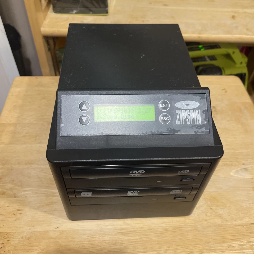 Usado Zipspin CD/DVD Duplicador CD DVD Copiadora - Sem Folheto de Instruções - Imagem 1 de 4