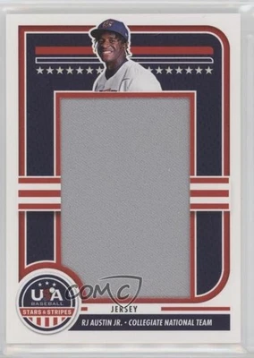 2025 Panini Stars and Stripes Jumbo Materials Jersey /30 RJ Austin Jr #JMJ-RA - Image 1 of 2