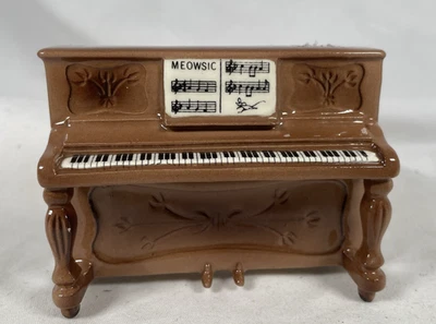 Hagen Renaker - PIANO VERTICAL #3124 Helen Perrin Farnlund 1993 Meowsic Foto 1 de 4