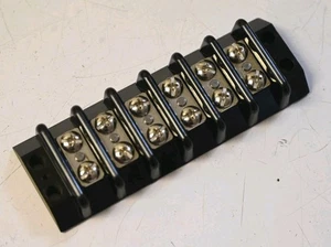 Panel Mount Barrier Terminal Block / 2 Row / 6 Positions - Picture 1 of 11