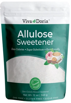 Edulcorante de alulosa Viva Doria, 12 OZ (340 G) | Sustituto de azúcar sin calorías | Gr Foto 1 de 4