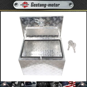 24" ×17"×18" Truck Under Bed Tool Box Underbody Storage Pickup Trailer w/ Lock - Picture 1 of 11