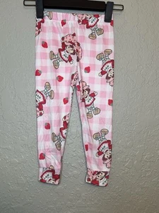 Strawberry Shortcake Kids Pink/ White Leggings Size - 4T - Picture 1 of 5