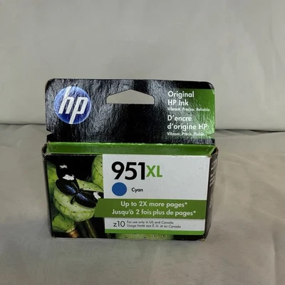 NUEVO Cartucho de tinta CYAN de alto rendimiento original HP 951XL CN046AN caducado 05/2021 Foto 1 de 4