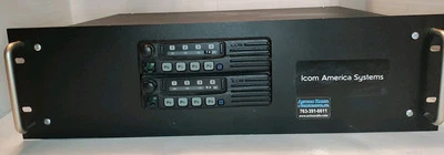 ICOM UHF Repeater CY F221S 8 Channel with Duplexer Rack Mount - Image 1 of 4