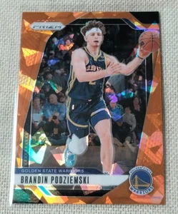 Brandin Podziemski 2024-25 Panini Orange Cracked Ice Prizm #81 Golden State - Bild 1 von 2