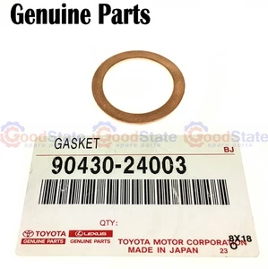 Genuine Fortuner KUN51 KUN50 KUN156 GUN156 GUN155 Front Diff Drain Plug Gasket - Picture 1 of 2