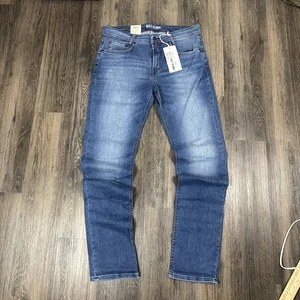 Jeans MAC uomo nuovo con etichette taglia 33x34 MacFlexx MODERN FIT blu scuro super elasticizzato - Foto 1 di 6