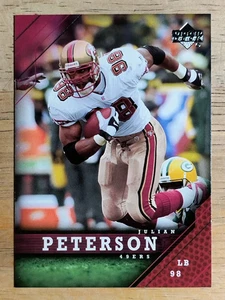 2005 Upper Deck #162 Julian Peterson - Picture 1 of 2