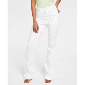 GUESS Pop '70s High Waist Flare Leg Jeans White Women's Size 27 - Picture 1 of 5