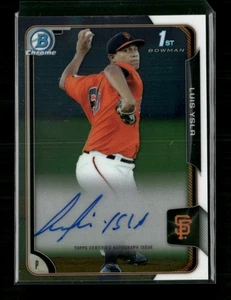 2015 Bowman Chrome #BCAP-LY Luis Ysla Prospect Autographs Auto - Picture 1 of 2