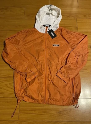 Sudadera con Capucha Stussy Sport Naranja Nylon Pequeña Nueva con Etiquetas Foto 1 de 4