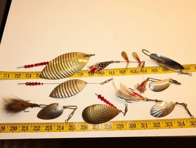 8 señuelos de pesca vintage Pflueger Foto 1 de 4