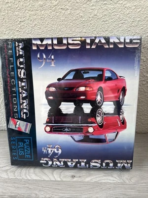 Vtg 1994 Springbok Mustang Reflections Jigsaw Puzzle 500 & Trading Cards Sealed - Image 1 of 4
