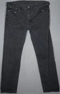 WL01455 **LEVI'S** 502 JEANS TAPER FIT PIERNA RECTA 44X36 (msr 44"x33.5") NEGRO - Imagen 1 de 6