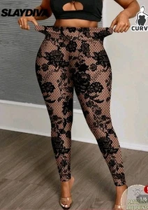 Leggings de encaje Shein 3x (18) - Imagen 1 de 9