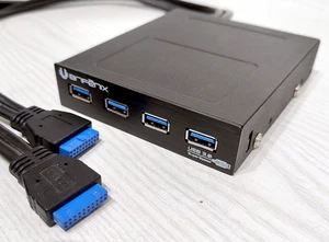 BitFenix Front Panel BFA-U3-K435-RP - PC Frontpanel ( 3,5" | 4x USB | 5Gbps ) - Bild 1 von 5