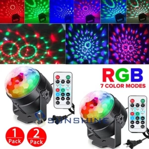 RGB Party Disco Lights Ball Sound Activated Strobe Led DJ Bulb Dance Lamp 2021 - Picture 1 of 25