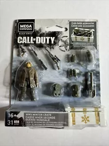 Mega Construx Black Series # GYF87 Call of Duty WWII Winter Crate 31 pcs - Picture 1 of 2