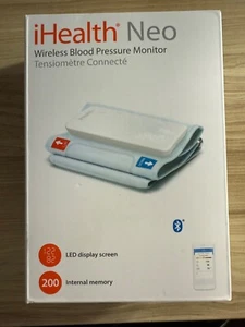 iHealth Neo Wireless Blood Pressure Monitor Upper Arm Cuff Bluetooth New Sealed - Picture 1 of 3
