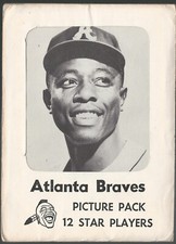 Atlanta Braves '68 Team Pack. High Grade Pix. Hank Aaron/Phil Niekro/Joe Torre++