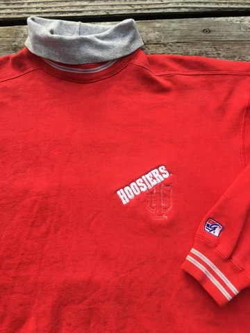 Indiana Hoosiers Sweatshirt Turtleneck vtg The Game 80s 90s IU sz XL Cover