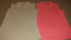2 x Unworn LA GEAR Sleeveless Collared T-Shirts 1 x Grey 1 x Pink – Size 14