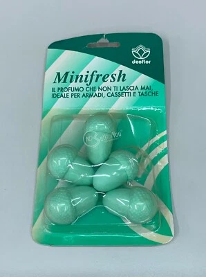 PROFUMI PER ARMADI E CASSETTI MINIFRESH 5 PZ COLORE VERDE ARREDAMENTO ACCESSORI  - Immagine 1 di 2