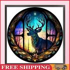 Full Embroidery Eco-cotton Thread 11CT Glass Painting Cross Stitch Kit (1763)