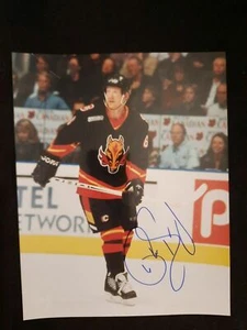 Signed Phil Housley 8x10 Photo AUTOGRAPH NHL Calgary Flames AUTO - Picture 1 of 1