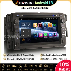 64GB Android 13 Autoradio GPS DAB+ Wifi CD Chevrolet Buick Enclave GMC HUMMER H2 - Bild 1 von 19