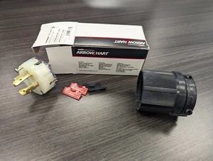 Lot 4ea CWL1620P Lock Plug, 20A, 480V, 3P, 4W, ***$10.00 / Plug*** - Picture 1 of 3