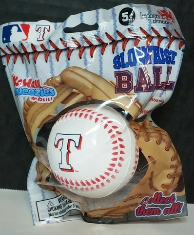 TEXAS RANDERS MLB Slow Risers Squeezies Baseball Import Dragons New in Bag Cover