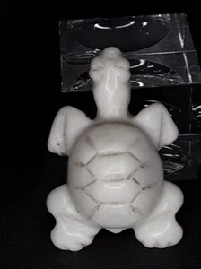 Nephrite White jade turtle toggle or pendant - Picture 1 of 7
