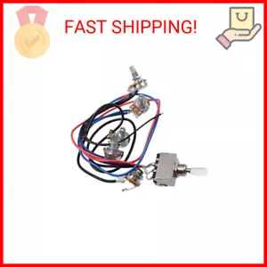 Prewired Wiring Harness Kit Compatible for LP Electric Guitar, 2T2V 500K Pots 3- - Picture 1 of 2