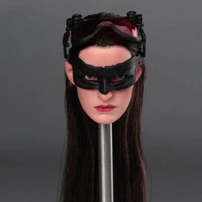 1/6 Scale Female Head Sculpt Woman Anne Hathaway Fit 12" Action Figure Body Toys - Image 1 of 4