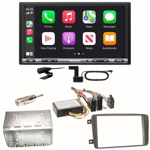 Sony XAV-AX3250 DAB+ CarPlay Einbauset für Mercedes C-Klasse W203 CLK W208 W209 - Bild 1 von 1